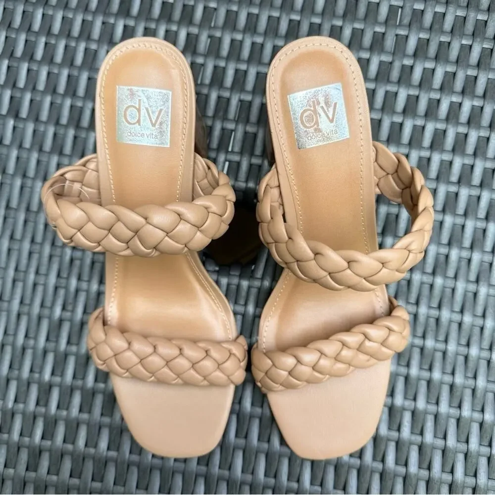 Dolce Vita | NWOB Harvey Tan Block Heels Size 9.5